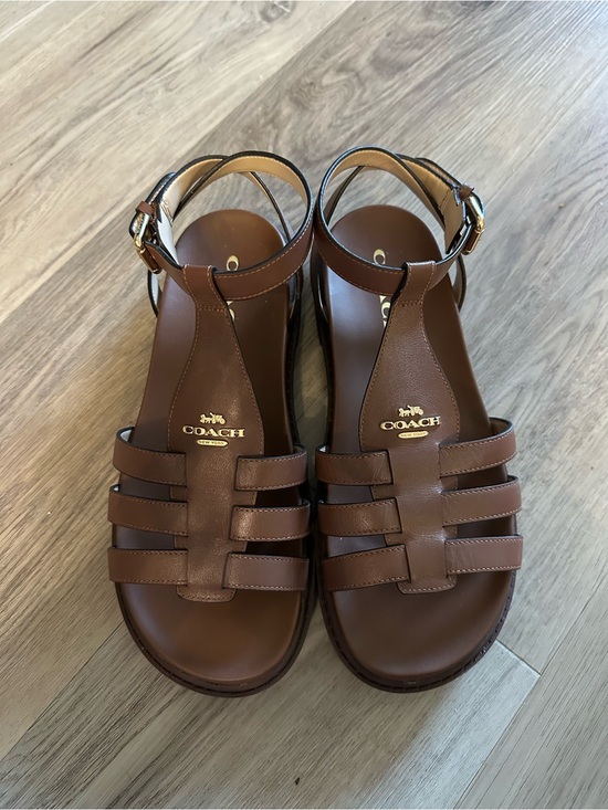 Coach Shoes - Coach Leather Sandals
